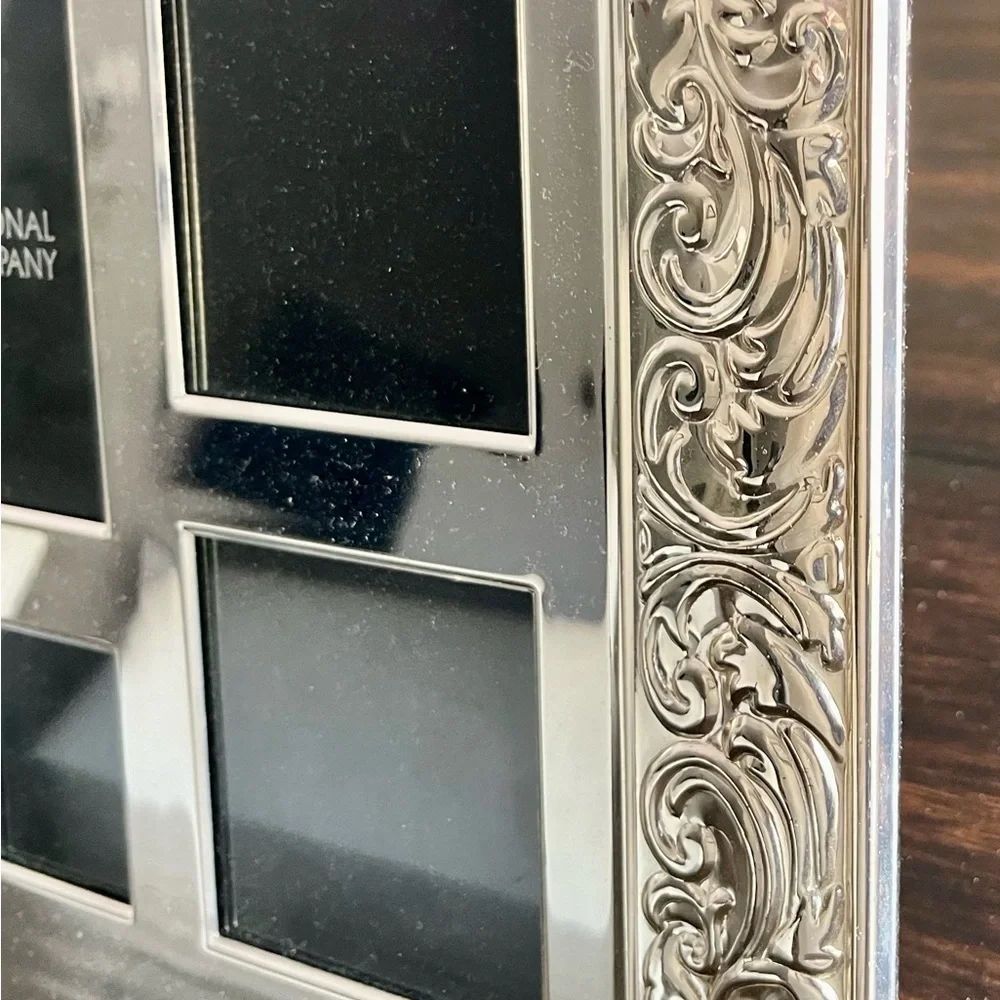 International Silver Collage Photo Frame with 5 openings $8